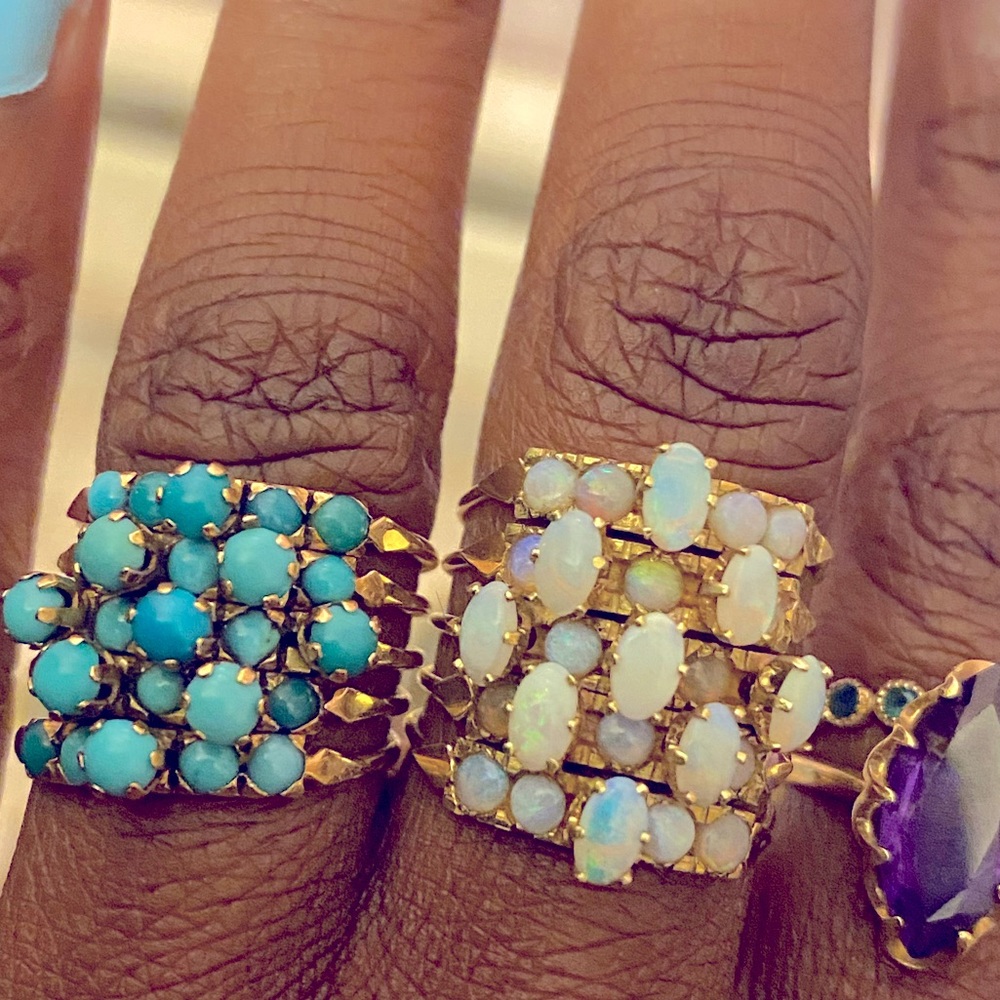 Opal Harem Ring - image 1